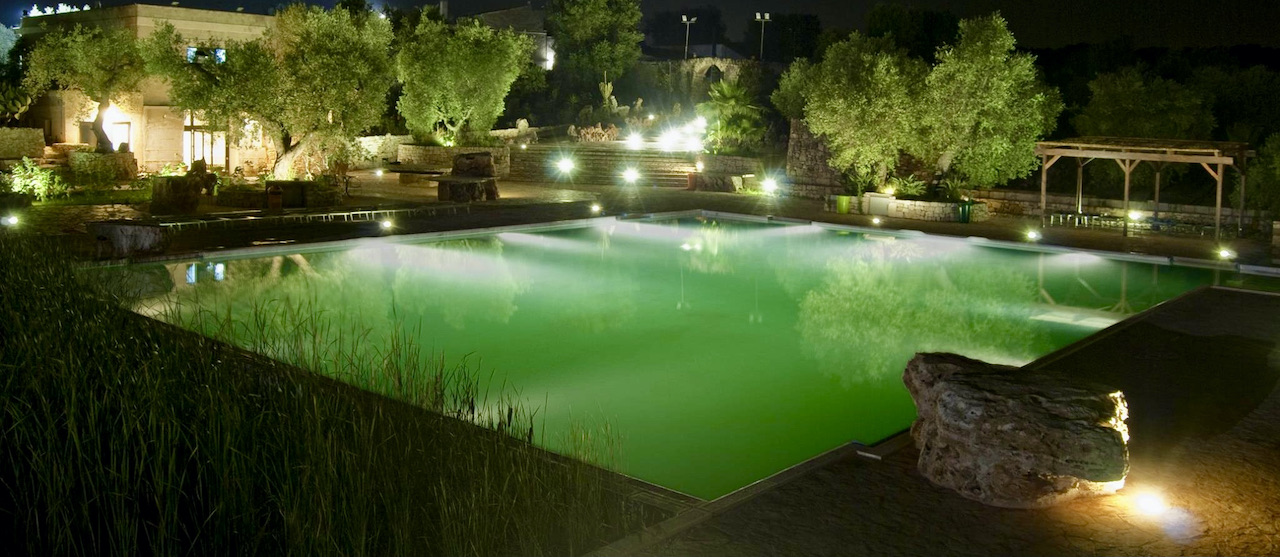 Piscine biologique Hôtel Italie