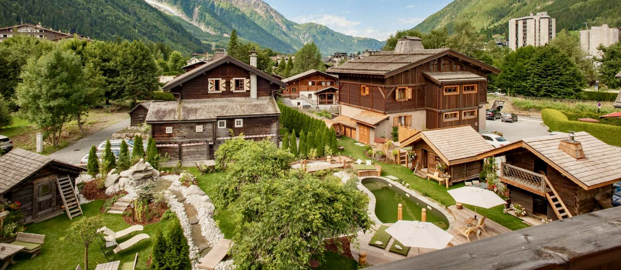 Piscine naturelle Hôtel Chamonix