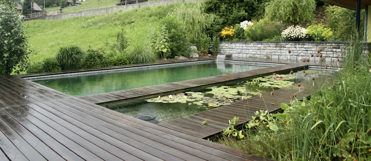 Piscine naturelle Alpes