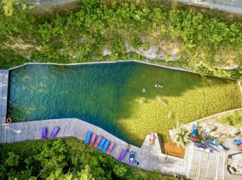 Piscine écologique camping Aude